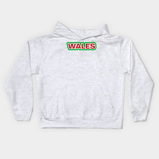 Wales Kids Hoodie by Way of the Road